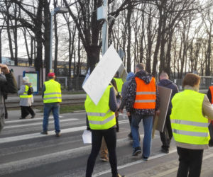 Blokada ulicy Mickiewicza