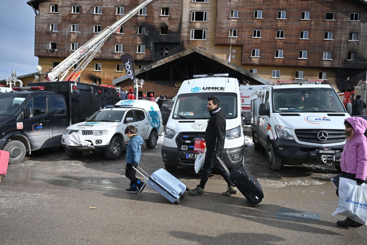 Tragiczny pożar hotelu w Turcji
