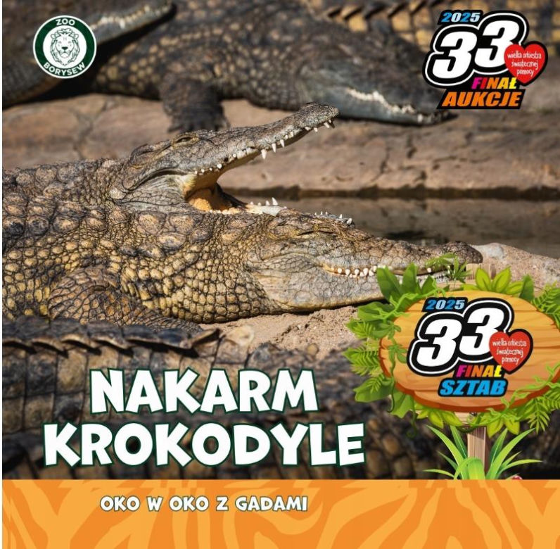 Nakarm krokodyle w Zoo Borysew!