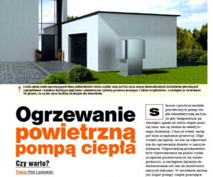 Powietrzne pompy ciepła