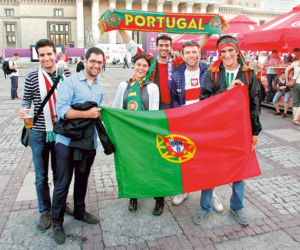Portugalscy kibice świętowali w Warszawie