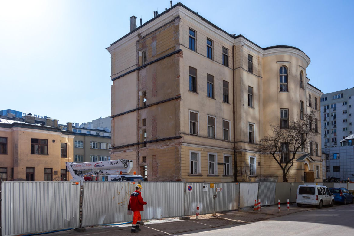 Budowa Muzeum Getta Warszawskiego w Warszawie