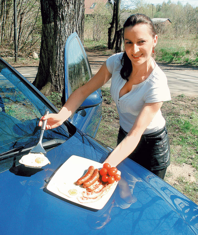 Upał zmienił auto w grill