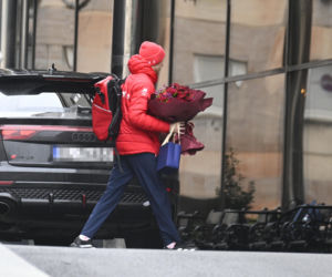 Kacper Tomasiak i skoczkowie u prezydenta