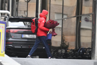 Kacper Tomasiak i skoczkowie u prezydenta