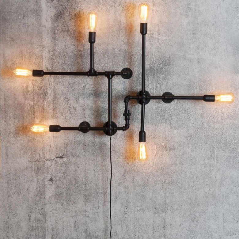 Lampa wieloramienna ścienna