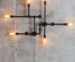 Lampa wieloramienna ścienna