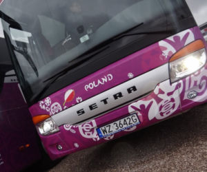 Autokar polskiej reprezentacji na Euro 2012