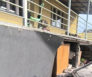 W wyniku wybuchu butli z gazem propan-butan, budynek jednorodzinny został mocno uszkodzony