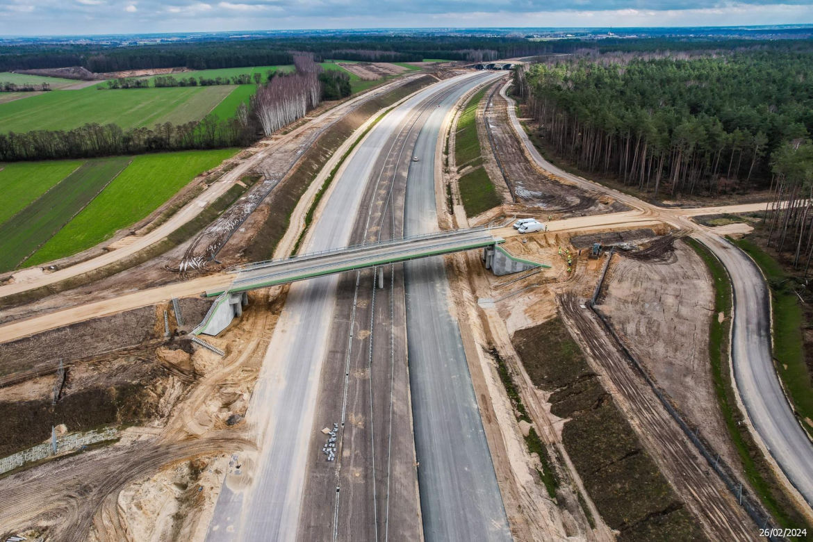 Budowa autostrady A2 Siedlce Zachód - Siedlce Południe