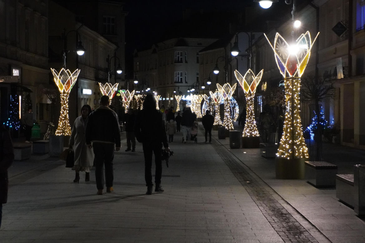 Świąteczne iluminacje rozświetliły Rzeszów