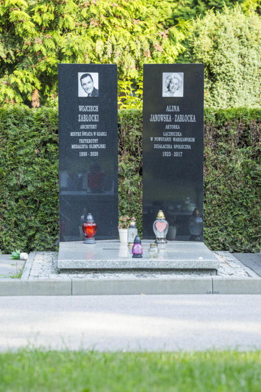 Grób Aliny Janowskiej
