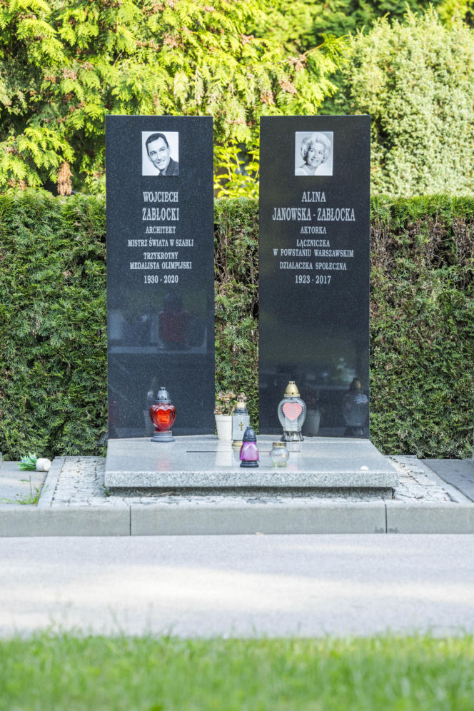 Grób Aliny Janowskiej