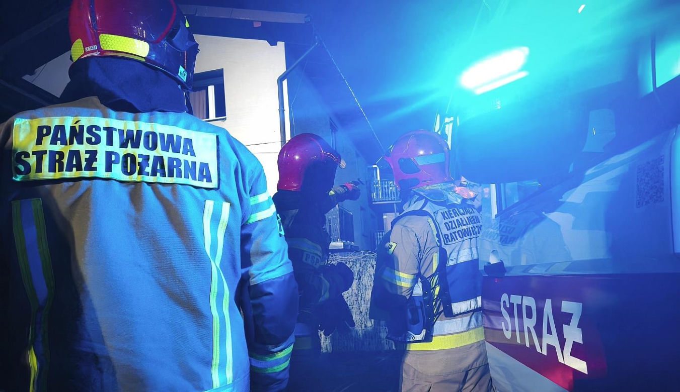 Pożar w Górach Wielkich. Ogień strawił cukiernię i warsztat samochodowy