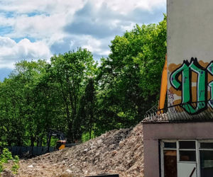 Rozbiórka Domu Marynarza - maj 2020