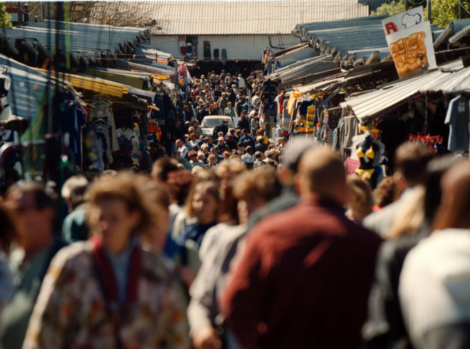 Stadion Dziesięciolecia w 2000 r.