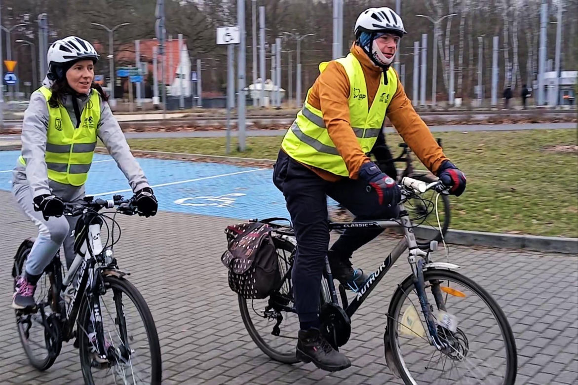 Szczecińscy rowerzyści powitali 2025 rok