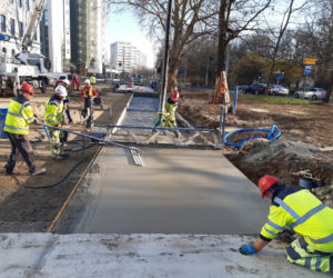 Przebudowa torowisk w centrum Szczecina - kwiecień 2021