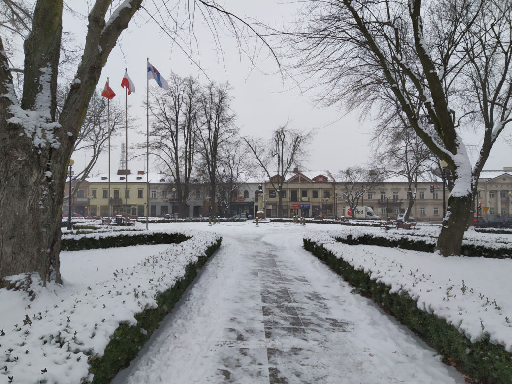 Jak wyglądała siedlecka starówka w drugiej połowie stycznia 2021 roku: