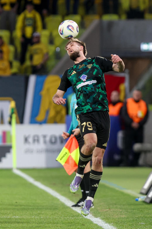GKS Katowice - Lechia Gdańsk: Zdjęcia kibiców i zawodników z meczu 25. kolejki PKO BP Ekstraklasy
