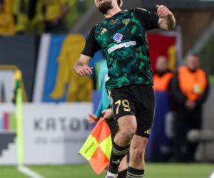 GKS Katowice - Lechia Gdańsk: Zdjęcia kibiców i zawodników z meczu 25. kolejki PKO BP Ekstraklasy