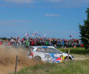 Rajd Polski 2014 wygrał Sebastien Ogier,  Volkswagen Polo R WRC