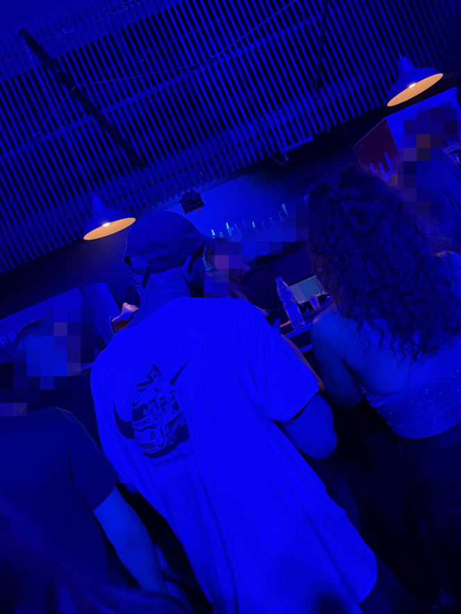 Maciej Pela na imprezie