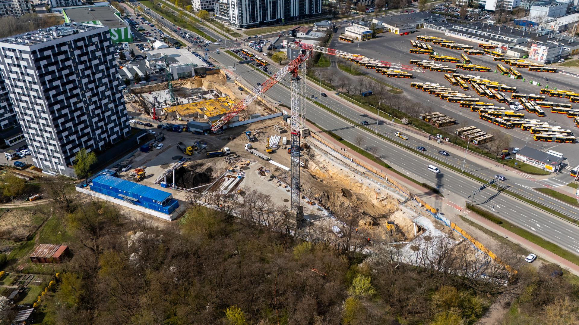 Budowa Mocha Tower w Warszawie