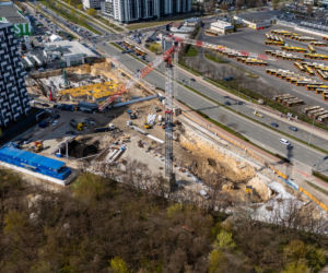 Budowa Mocha Tower w Warszawie