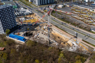 Budowa Mocha Tower w Warszawie