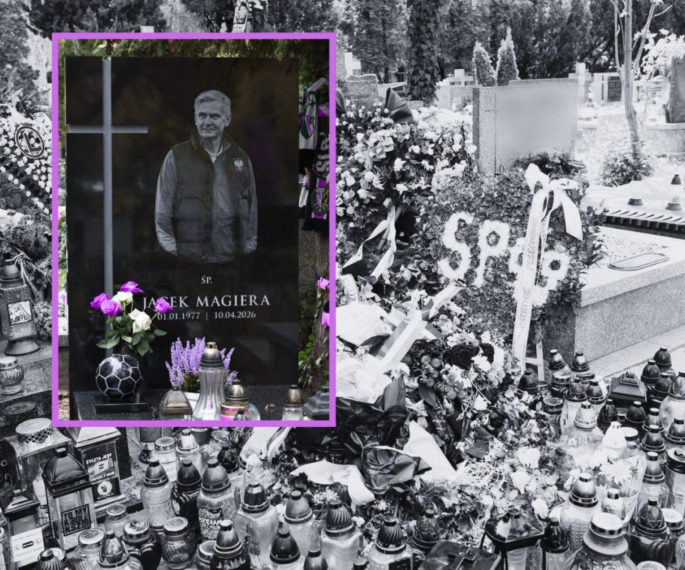 Grób Jacka Magiery przed 1 listopada. Wyjątkowa piłka na mogile trenera chwyta za serce