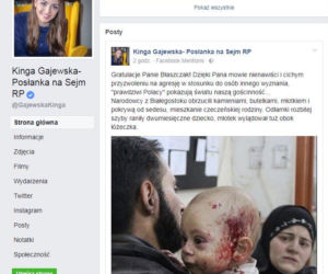 WPADKA posłanki Gajewskiej. Za wszystko OBWINIŁA Błaszczaka