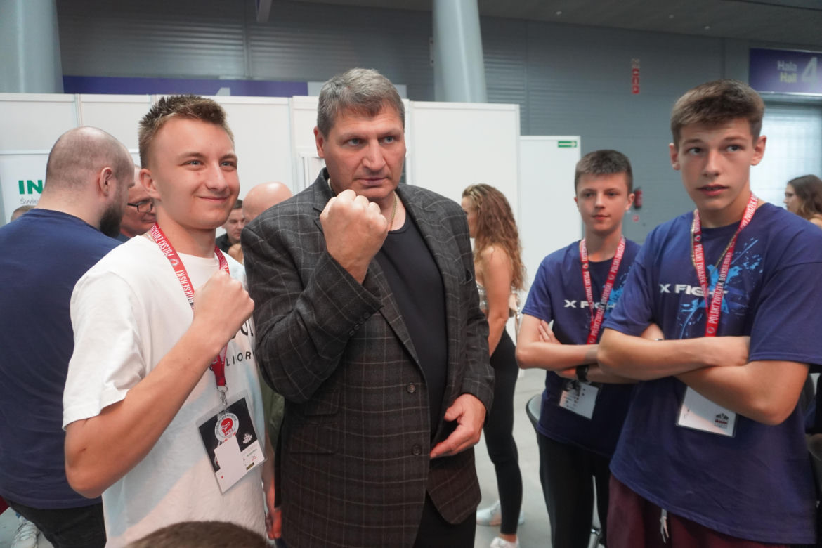Andrzej Gołota na Targach Boksu w Kielcach