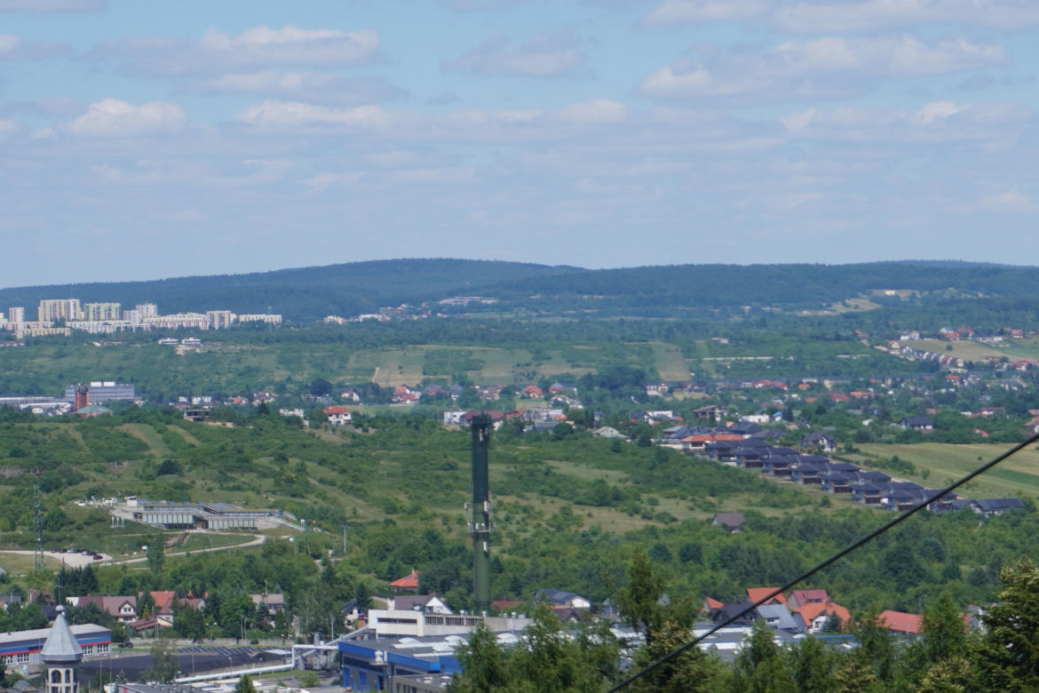 Piękna panorama Kielc z Telegrafu! 