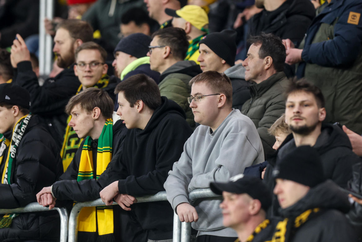 GKS Katowice - Górnik Zabrze: Zdjęcia kibiców z Derbów Śląska w ramach 23. kolejki PKO BP Ekstraklasy