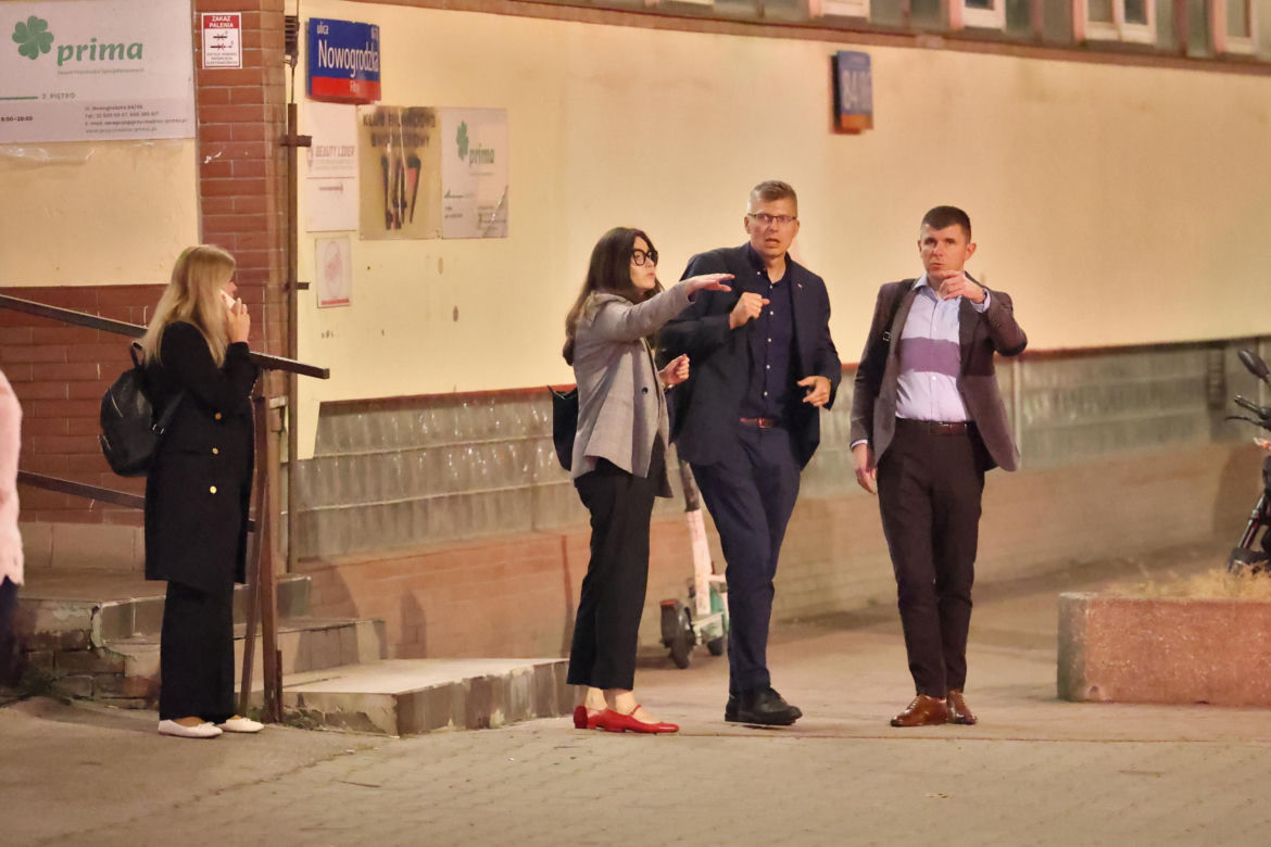 Spotkanie polityków PiS w siedzibie na ul.Nowogrodzkiej