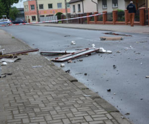Ktoś wysadził bankomat w powietrze