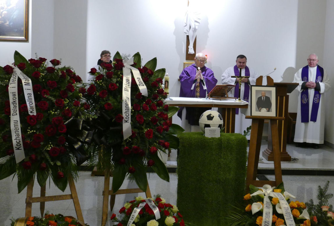 Pogrzeb trenera Wojciecha Łazarka