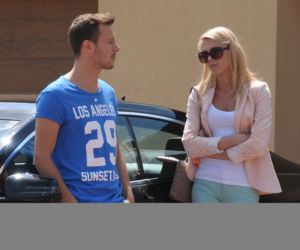 	Pierwsza miłość. Jowita (Joanna Opozda), Radek (Mateusz Banasiuk)