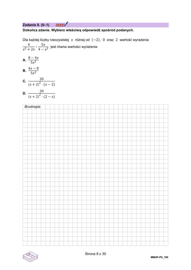 Matura poprawkowa 2026: matematyka - ARKUSZ CKE 24.08.2026