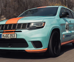 Jeep Grand Cherokee Trackhawk w barwach Gulf