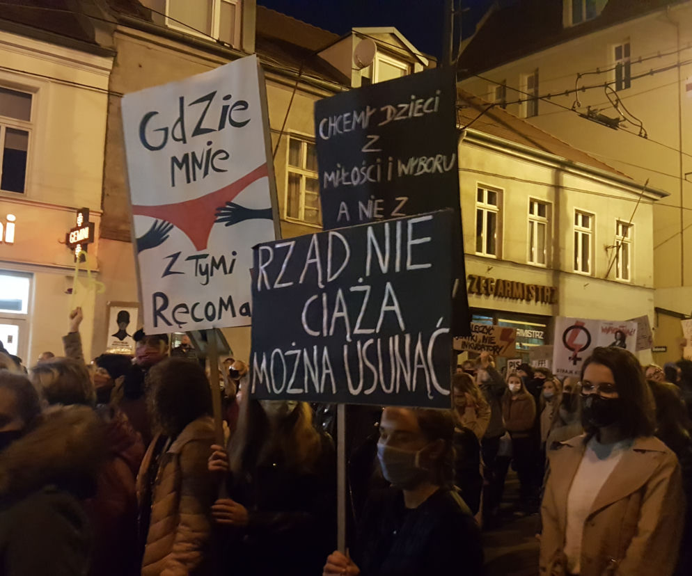 Protest w centrum Bydgoszczy