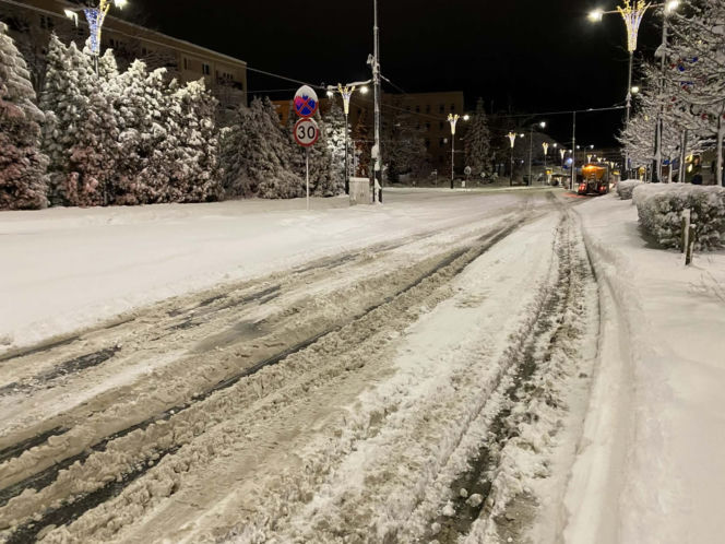 Zima w Olsztynie - 31 grudnia 2025