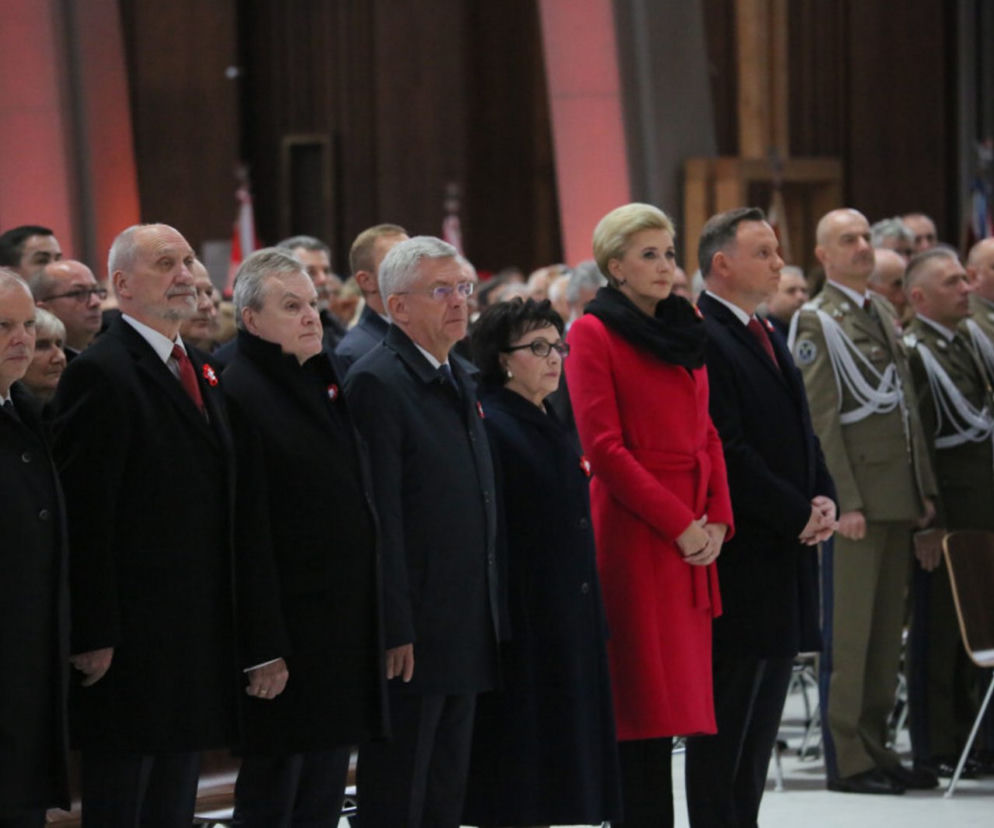 Agata Kornhauser-Duda na obchodach Święta Niepodległości