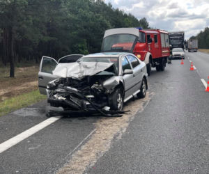 Zderzenie trzech aut na trasie Bydgoszcz - Toruń