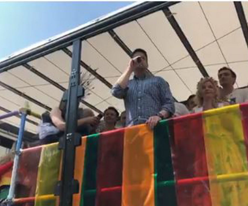 Rafał Trzaskowski na Paradzie Równości, 2019r.