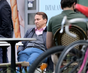 Radosław Sikorski z żoną Anną Applebaum