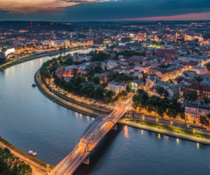 Kraków niczym Las Vegas. Takich zdjęć nocnego miasta jeszcze nie widziałeś