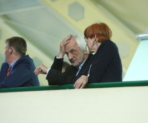 Ryszard Terlecki rozmawia z Elżbietą Rafalską