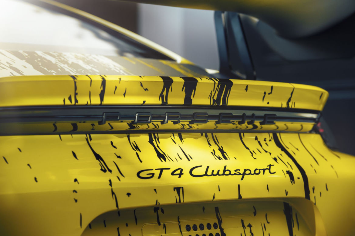 Porsche 718 Cayman GT4 Clubsport 